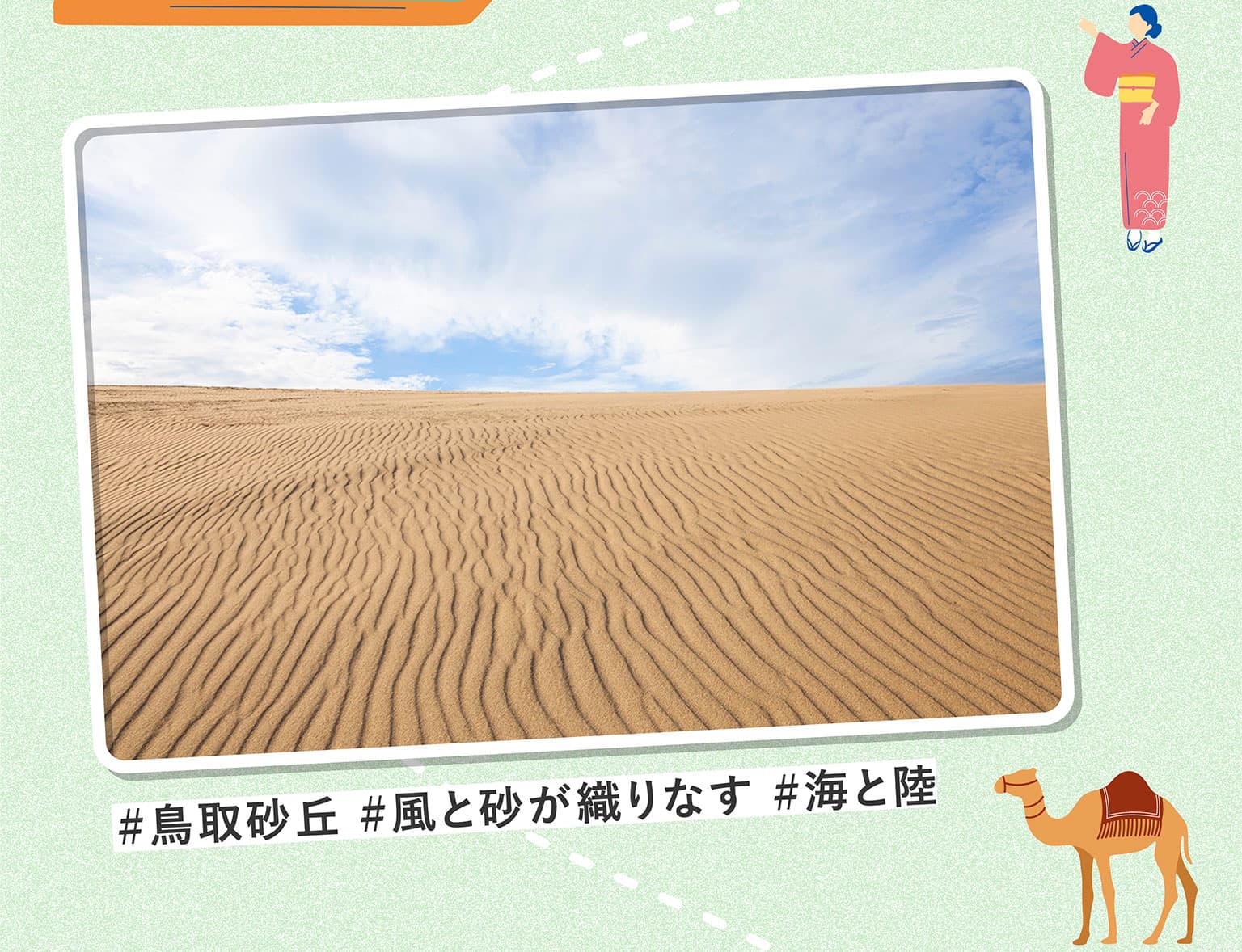 #鳥取砂丘 #風と砂が織りなす #海と陸